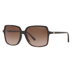 New MICHAEL KORS Isle of Palms Havana Square MK2098U 378113 Sunglasses Women